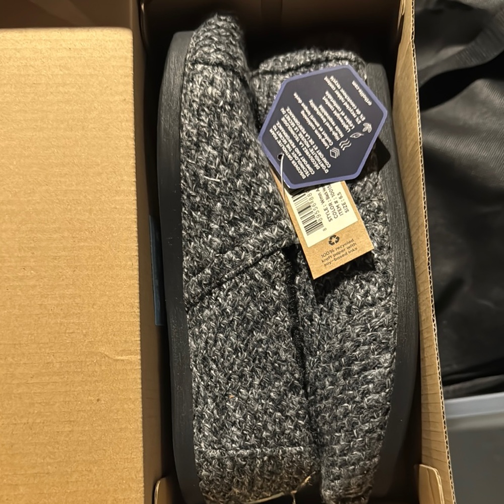 Toms Gray Loafers Slip-On Shoes